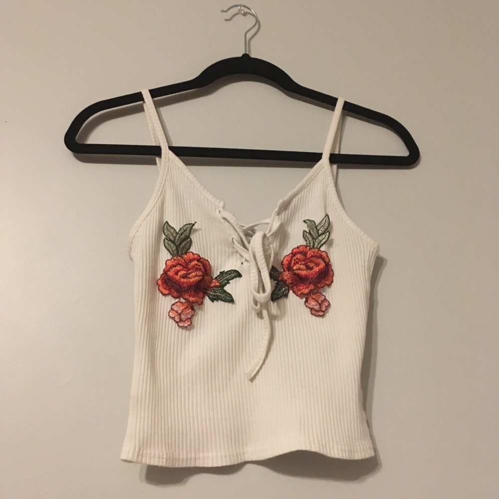 Cropped white tank